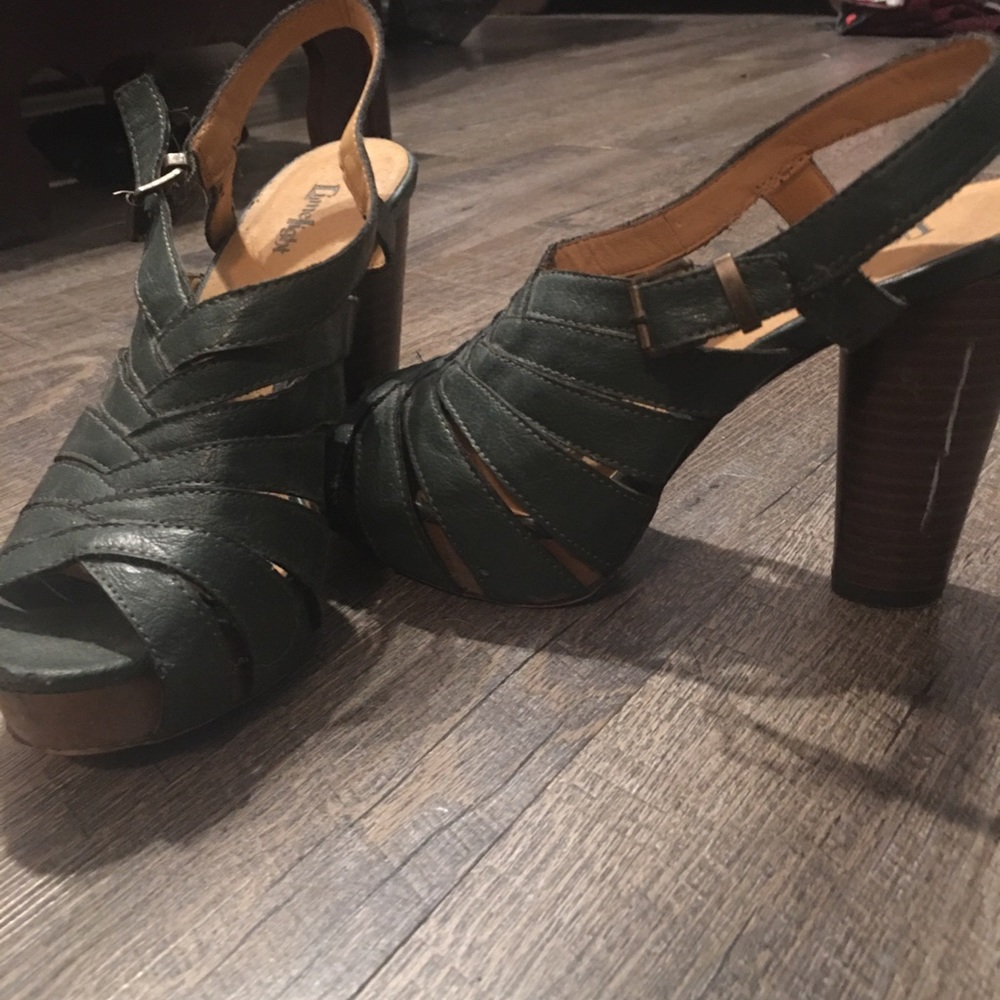 Shoes, chunky heel
